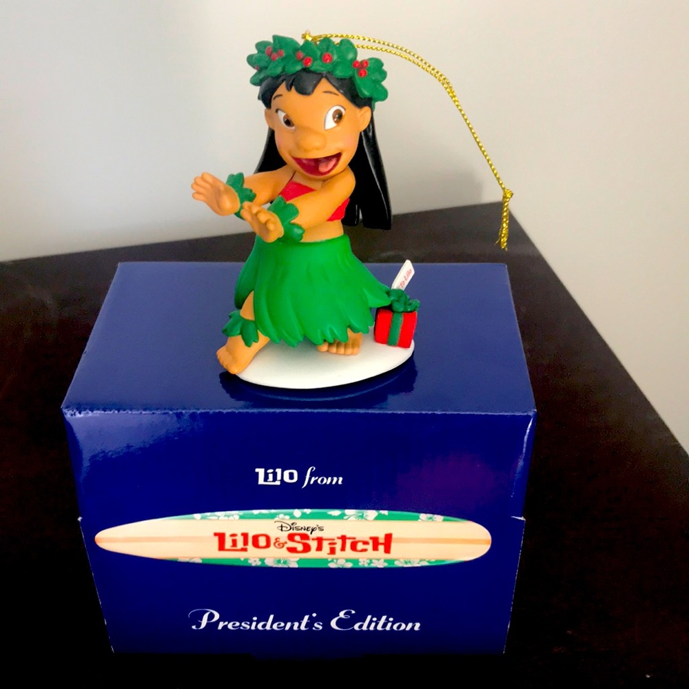 Lilo from Disney’s Lili & Stitch President’s Collection holiday ornament - new